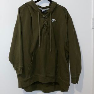 Nike Lace Up Hoodie i’m XL